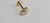 Labret Titânio Gold 24K Coração Drop