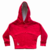 Moleton Capuz Recortes Vermelho - comprar online