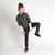 Calça Skinny Verde Militar - comprar online