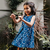 Vestido Retro Passarinho Azul - loja online