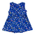 Vestido Retro Passarinho Azul