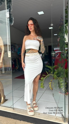 Conjunto Midi Canelado - comprar online