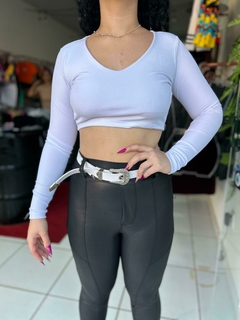 Calça de Cirrê com Cinto - loja online