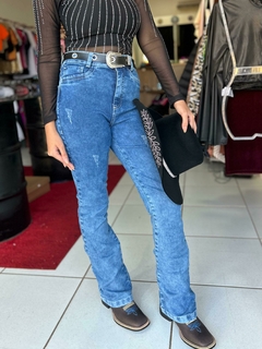 Calça jeans flare - loja online