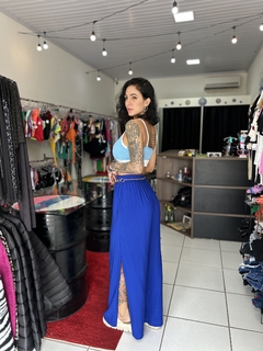 Calça Pantalona Viscose com Fenda - loja online
