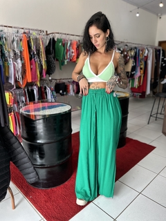 Imagem do Calça Pantalona Viscose com Fenda