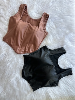 Cropped corset - comprar online
