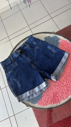 Shorts Jeans Lycra - Ouse By Janaina Dias