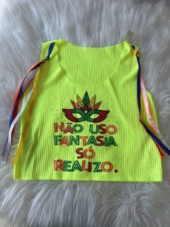 Cropped Fitinhas - Carnaval - Ouse By Janaina Dias