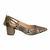 Scarpin Valentina - Couro estampado Python
