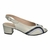 Milan Sandália modelo NB48 - cor Aluminio/Azul/Prata
