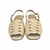 Sandália - modelo S039 - cor Chino/Creme - Milan Calçados