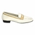 Mocassim modelo Primavera - cor Branco/Bege Natural