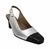 Scarpin cor prata metalizado/ bicolor - comprar online