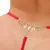 Fio Dental Renda Vermelha Palavras Strass