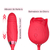 Vibrador Formato de Rosa com 7 Modos de Vibração, Vai e Vem e Pulsação - comprar online