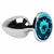 Plug Anal M Aço Brilhante Sexy Import (AZUL CÉU)