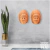 Máscaras indígenas - cerámica decorativa para pared