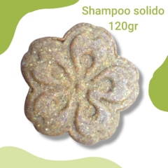 shampoo sólido 120gr cúrcuma y manzanilla