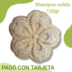 shampoo sólido 120gr cúrcuma y manzanilla - (tarjeta)