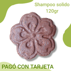 shampoo sólido 120gr Jengibre y Arcilla roja - (tarjeta)