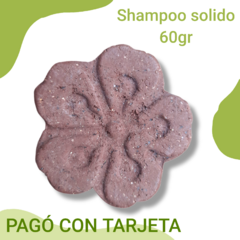 shampoo sólido 60gr Jengibre y Arcilla roja - (tarjeta)