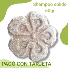 shampoo sólido 60gr manteca karite y aceite rosa mosqueta - (tarjeta)