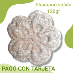 shampoo sólido 120gr manteca karite y aceite rosa mosqueta - (tarjeta)