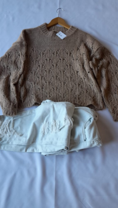 SWEATER ZAIRA BEIGE - comprar online