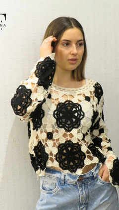 SWEATER EMILY CALADO CROCHET - comprar online