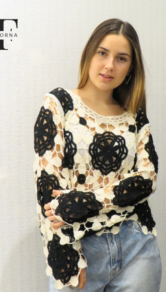 SWEATER EMILY CALADO CROCHET - FORNA Clothing Store 