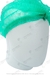 TOUCA DESCARTAVEL - GR LEVE - VERDE PCTE 100UNID.