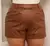 Shorts couro curve - loja online