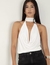 Blusa decote com chocker - comprar online