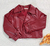 Jaqueta cropped couro | ENTREGA NORMAL
