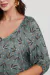 Blusa Aura Manga 3/4 - Florença Moda e Estilo