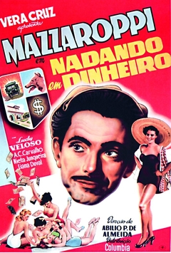 1952 Mazzaropi - Nadando em Dinheiro (Nacional) - Na Escolha de 10 filmes ou desenhos, o Pen-Drive será grátis...Aproveite!