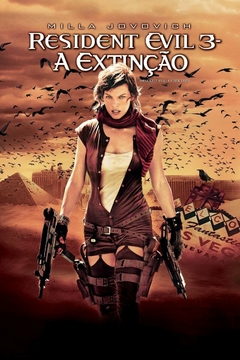 2007 Resident Evil 3 - A Extinção (Dublado) - Na Escolha de 10 filmes ou desenhos, o Pen-Drive será grátis...Aproveite!