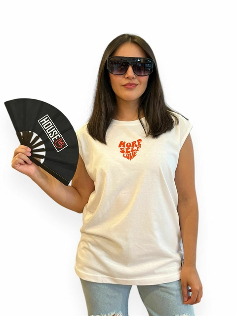 MUSCULOSA MORE LOVE WHITE