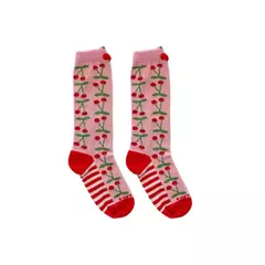 MEIA CEREJA POMPOM na internet