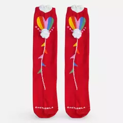 MEIA BALÃO COLORIDA ROSA - comprar online