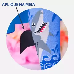 Meia Shark - Feito Por Mamãe 