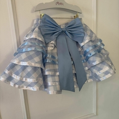 Saia Docinho de amor Azul Bebê na internet