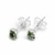 Aros Cubic Engarzado - Garnet Joyas