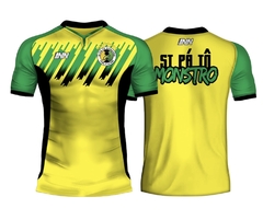 CAMISETA SI PÁ TÔ MONSTRO AMARELA