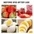 Fatiador muito pratico e rapido de frutas , ovos , cogumelos e legumes com cortes perfeitos vai te impressionar . - comprar online