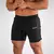 Imagem do Shorts de ginástica fitness, de moleton muito confortavel e adere bem ao corpo .