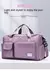 Imagem do Bolsa para academia impermeavel com compartimento separado para tenis , compartimento para celulares , tabletes muito versatil e bonita .