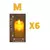 6 pç Vela Led decorativa deixando seu ambiente muito mais aconchegante e romântico . Efeito muito proximo de uma chama de verdade .