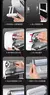 Dispenser 3 em 1 , cortar papel filme ,papel aluminio e porta papel toalha , com suporte auto adesivo para instalar na parede . - Oba Presentes | Sua loja de ofertas